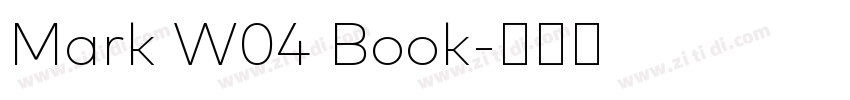 Mark W04 Book字体转换